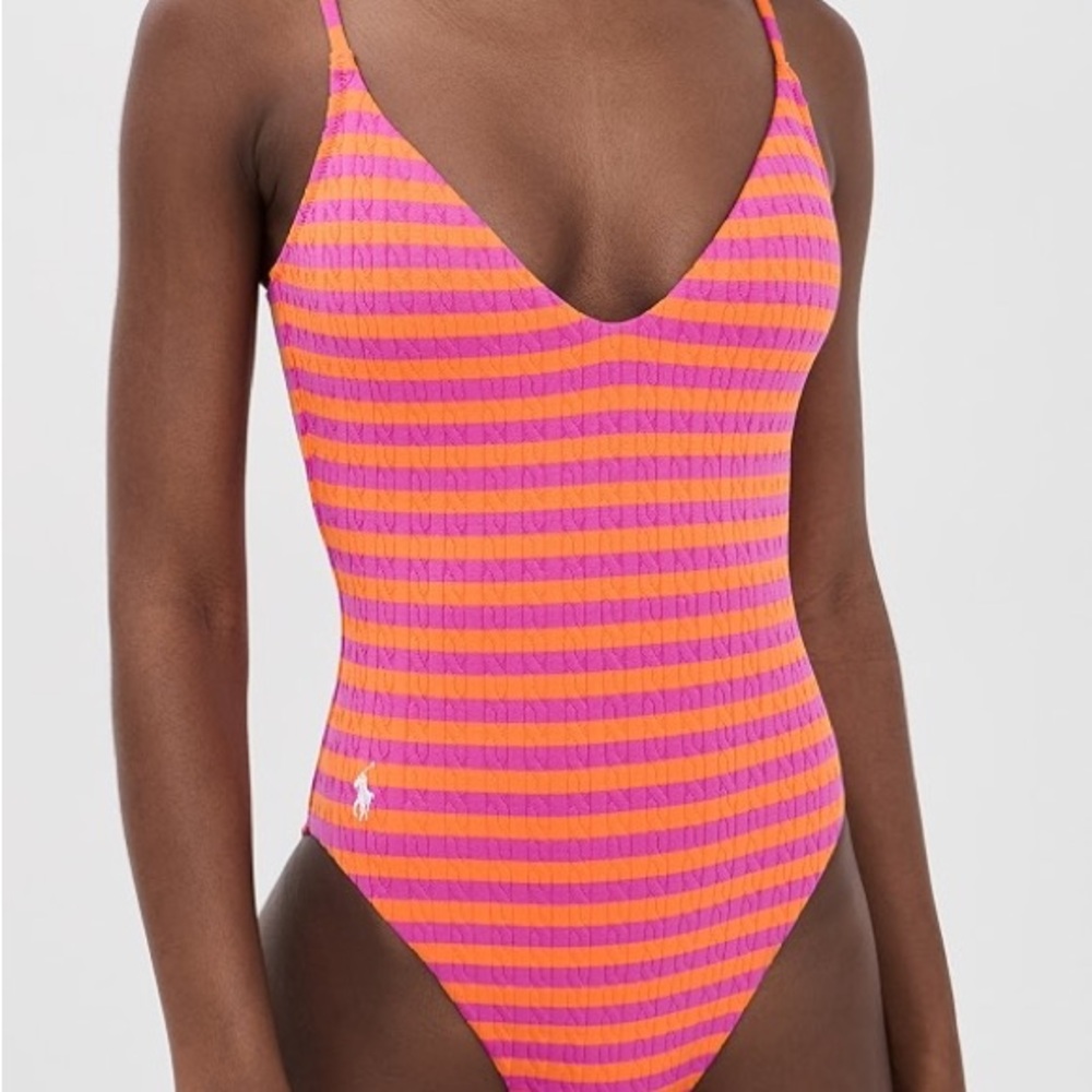 Polo Ralph Lauren Lingerie V Neck One Piece